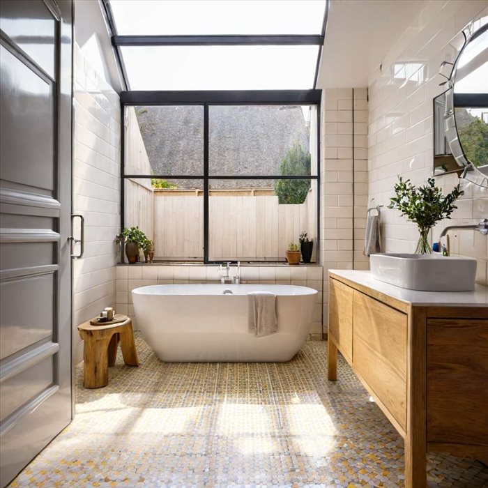Revêtements de sol durables pour salle de bain