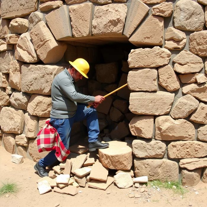 Percer une Fenêtre dans un Mur en Pierre