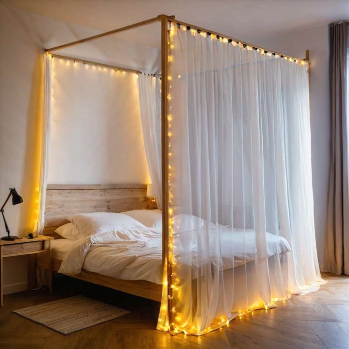 Créer un Lit Baldaquin Élégant pour Votre Chambre