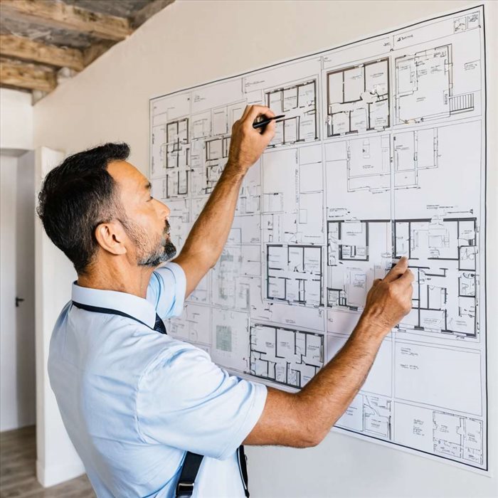 Préparer l'ouverture d'un mur porteur