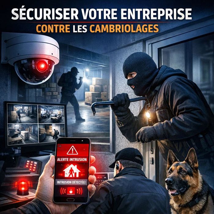 Quelles sont les meilleures solutions pour sécuriser votre entreprise contre les cambriolages??