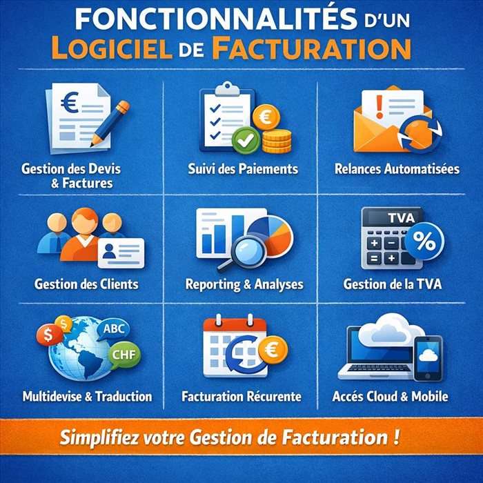 Quelles fonctionnalités pour les logiciel de facturation ?