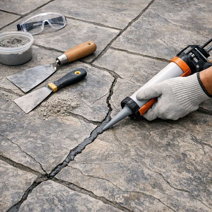 Réparer un béton imprimé fissuré : méthodes et conseils