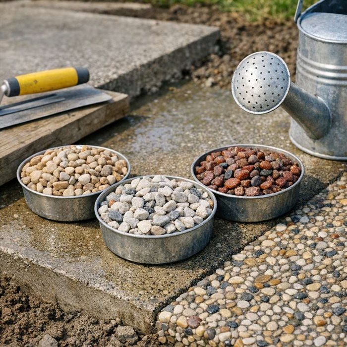 Comment choisir les granulats d’un béton désactivé ? Guide complet
