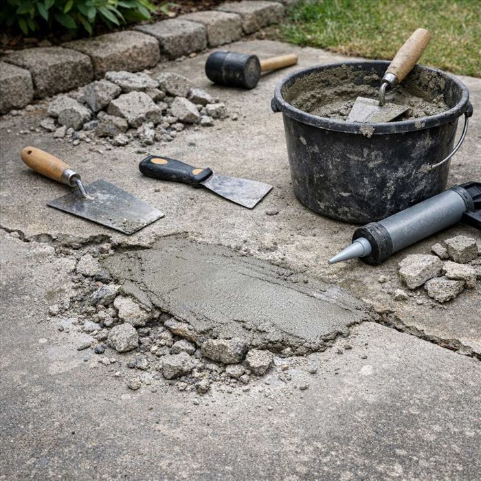 Béton extérieur qui s’effrite : quelle solution efficace ?