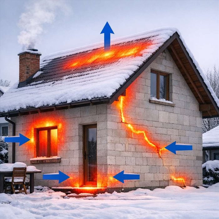 Déperdition thermique d’un logement : causes et solutions