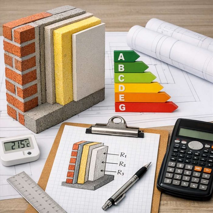 Calculer le coefficient U d’une paroi : méthode simple