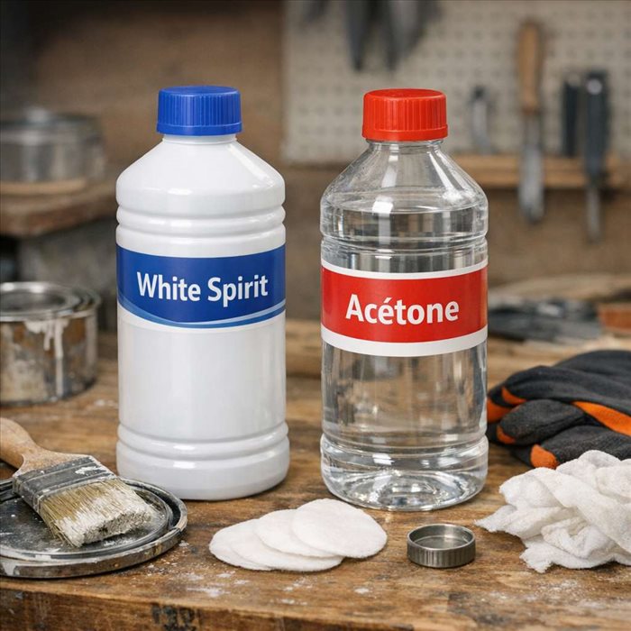 White spirit ou acétone : lequel choisir pour vos travaux ?