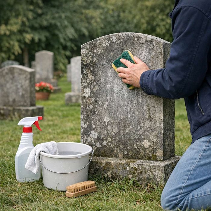 Comment nettoyer une pierre tombale en pierre ? Guide pratique